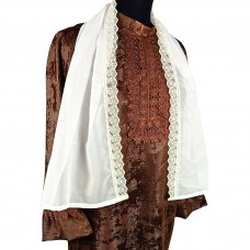 ПЛ82 Платье ритуальное "Май" с шарфом